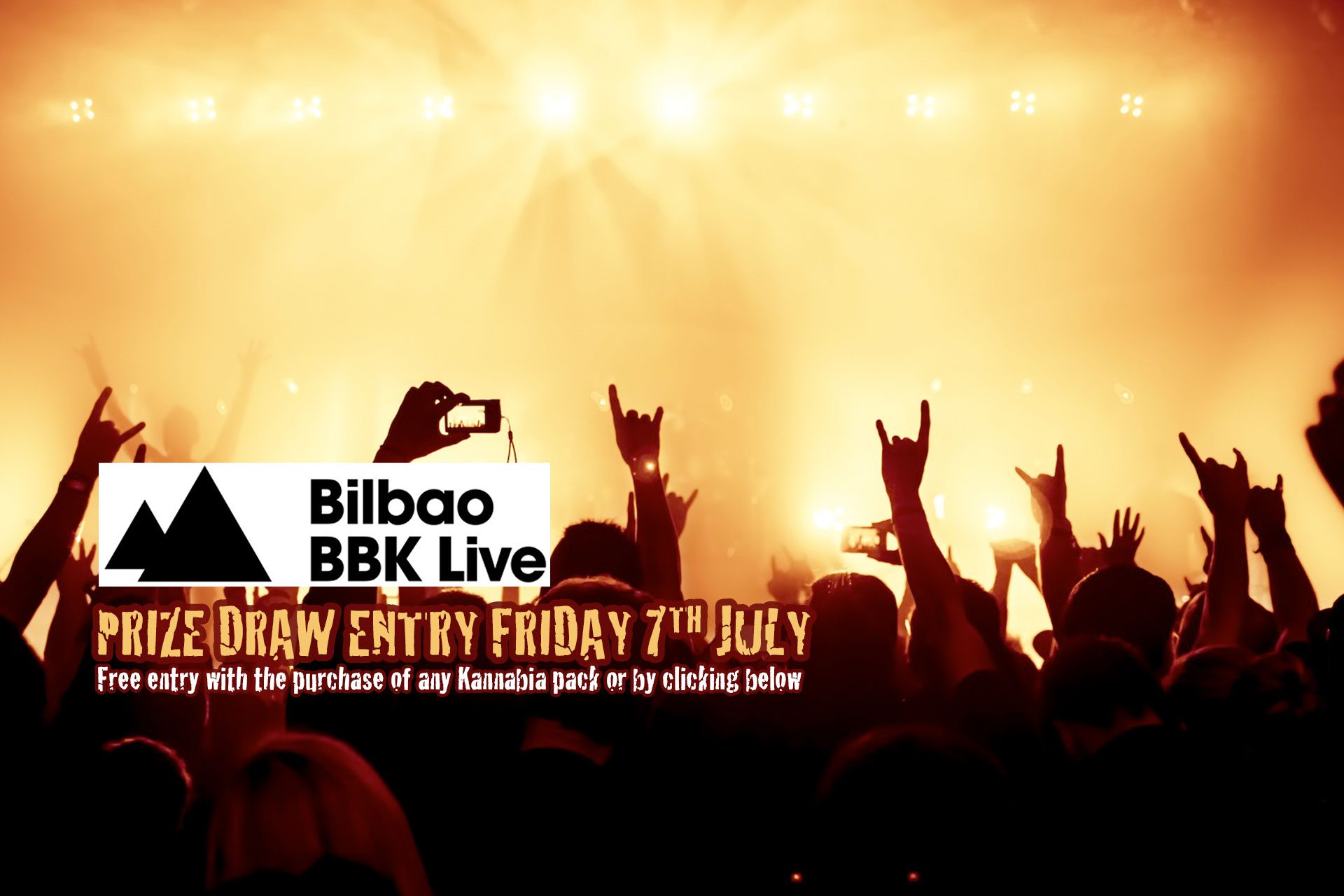 We are raffling a ticket for Bilbao BBK Live