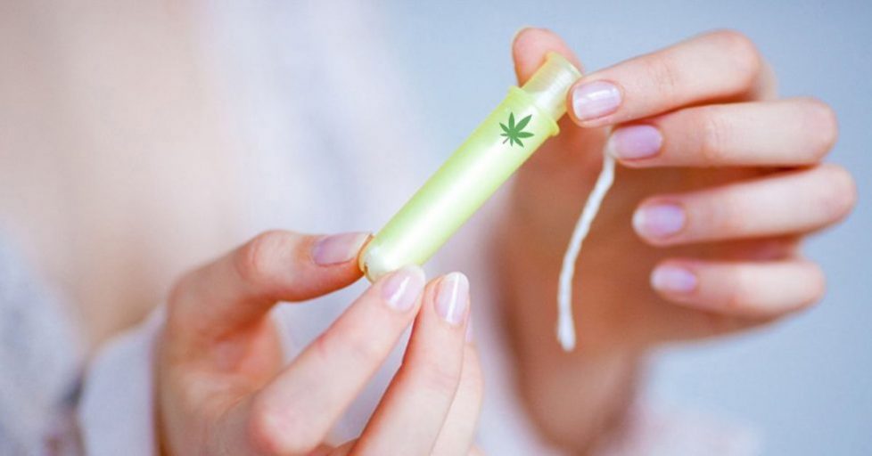 Un tampón de marihuana para aliviar el dolor menstrual