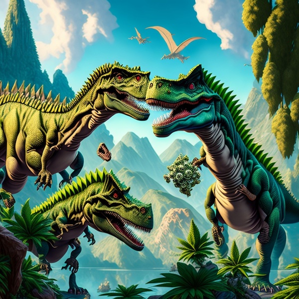 dinosaurs-eating-cannabis