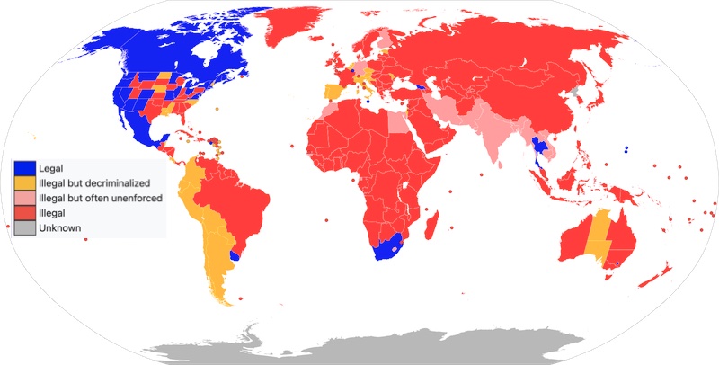 cannabis-status-per-country
