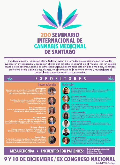 Deuxieme Seminaire International du Cannabis Medicinal de Santiago