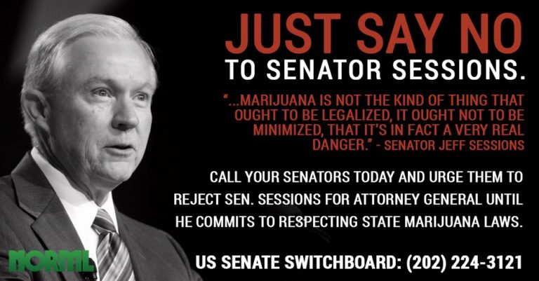 Senate Judiciary Advances the Nomination of Marijuana Prohibitionist Jeff Sessions to be the Attorney General