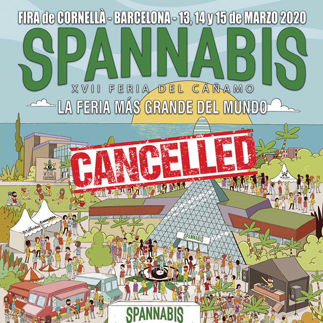 Spannabis 2020 se cancela finalmente por el coronavirus, y espera celebrar su XVIII edición  en otoño